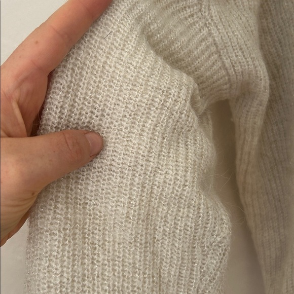 La petite etoile edwige low back sweater size M metallic shiny french Parisian - Picture 4 of 9